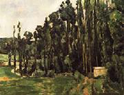 Paul Cezanne Poplar Trees oil on canvas